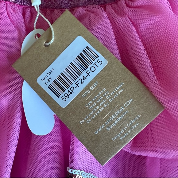 Angel Dear Pink Football Tutu Skirt NWT 6-8 years - Picture 5 of 7